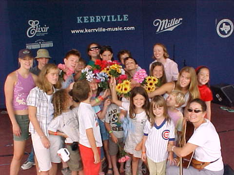 From the 2001 Kerrville Folk Festival Children's Musical Theater rehearsal of "Bread and Butter Pickle"